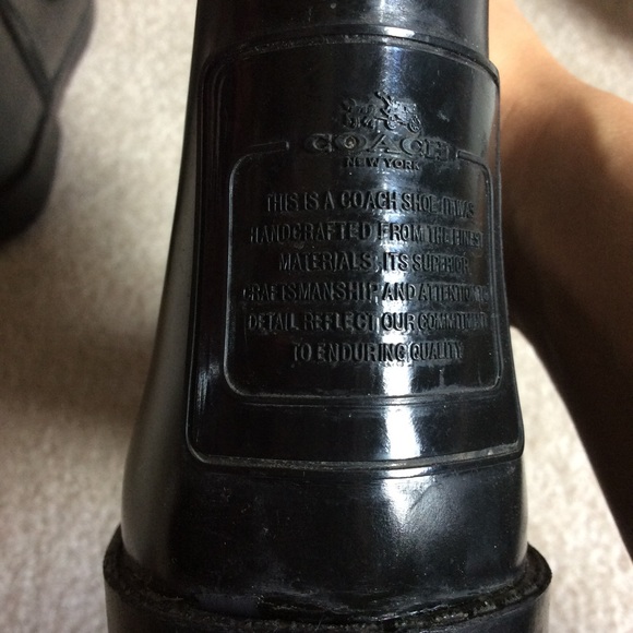 Coach Rainboots - Picture 4 of 5
